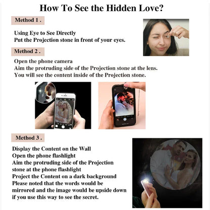 Personalized Photo Projection Bracelet Paw Photo  Projection