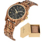 Men's Watch Handcrafted Vintage Stylish Natural Wood Quartz