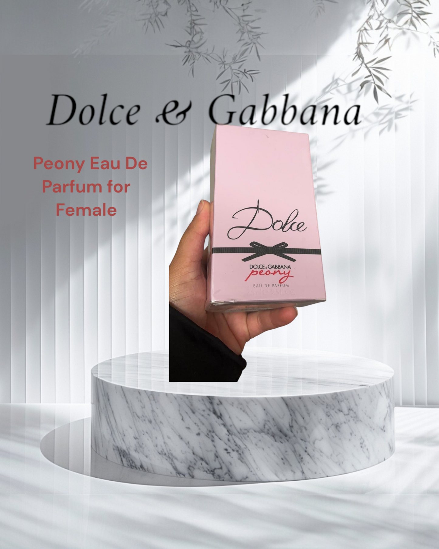 Dolce & Gabbana Peony Eau De Parfum Spray 2.5 oz for Women