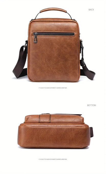 Men Shoulder Bag for 9.7" iPad , PU Leather