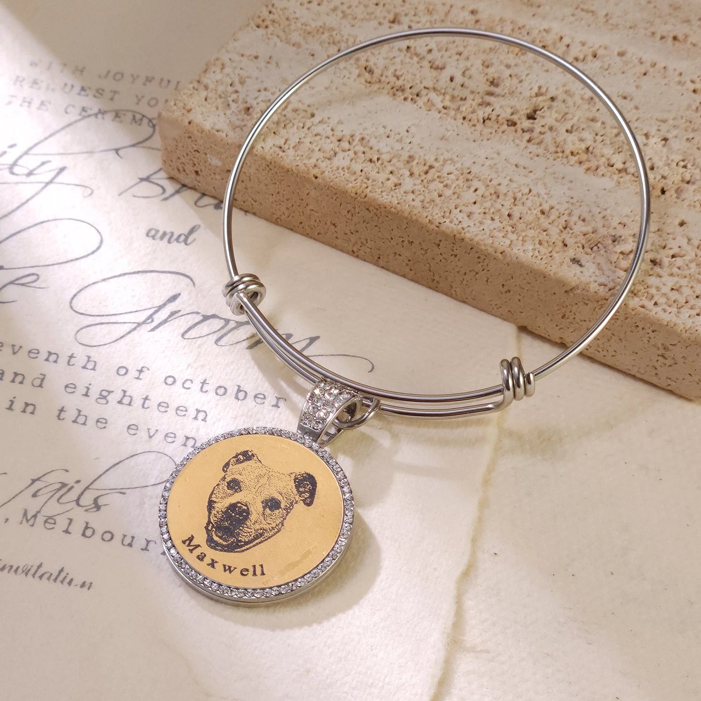 Personalized Pet Engraved Bracelet