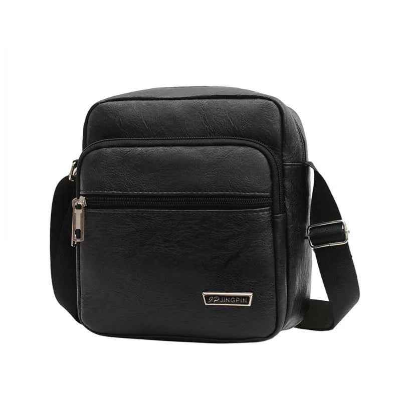 Men's Genuine Leather Crossbody Shoulder Bags