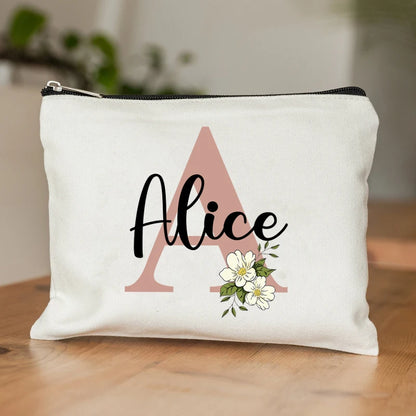 Custom Name Makeup Bag