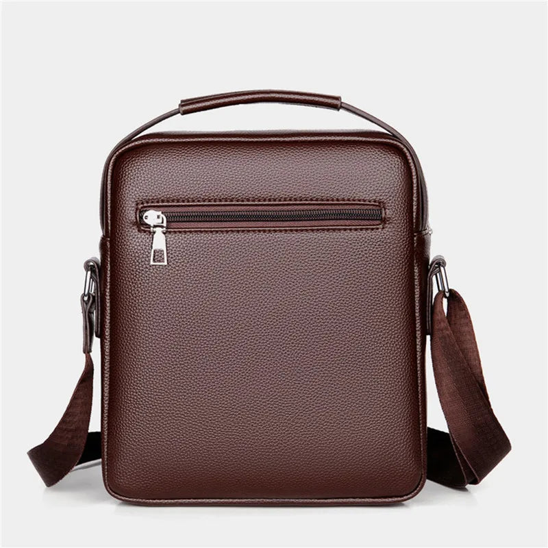 Men's Genuine Leather Crossbody Shoulder Bags