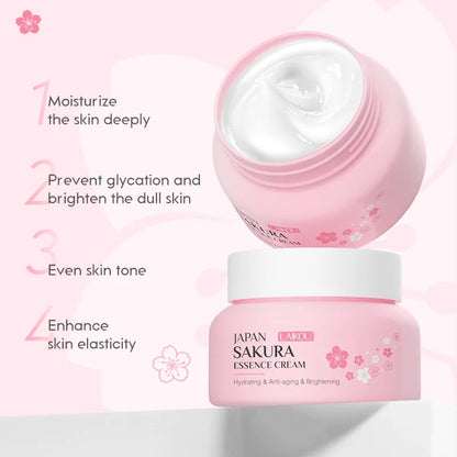 LAIKOU 60g Japan Sakura Essence Face Cream Cherry Blossom Facial Cream