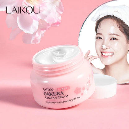 LAIKOU 60g Japan Sakura Essence Face Cream Cherry Blossom Facial Cream