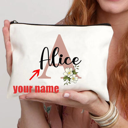 Custom Name Makeup Bag