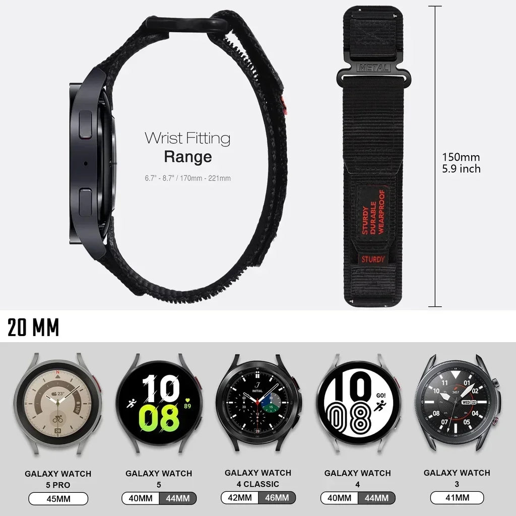 Nylon Strap for Samsung Galaxy Watch