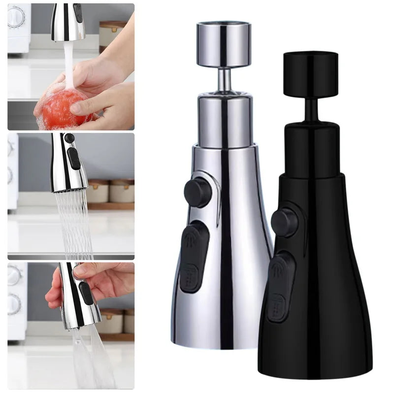 Universal 360° Rotate Kitchen Faucet Extender Aerator