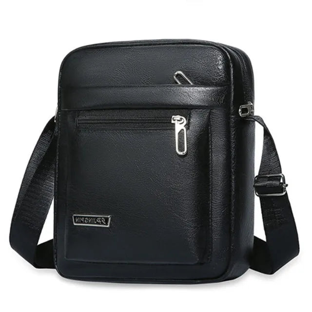 Men's Genuine Leather Crossbody Shoulder Bags