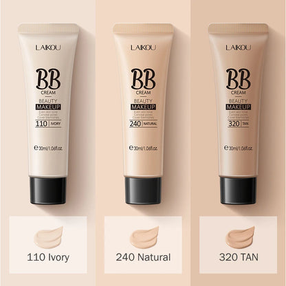 BB Cream  Whitening Brighten Face Foundation 18 Hours Long Lasting, Korean Cosmetics