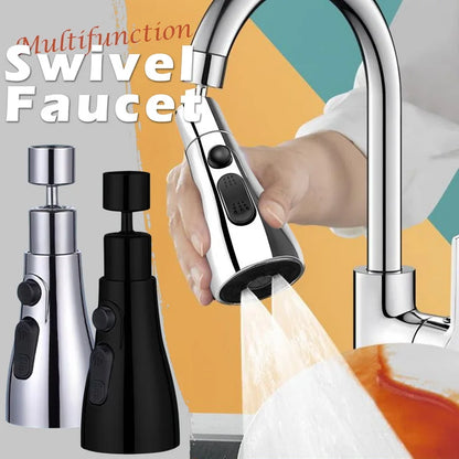 Universal 360° Rotate Kitchen Faucet Extender Aerator