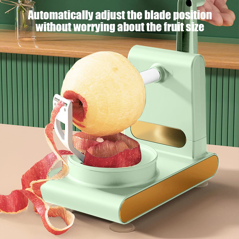 Hand-cranked Fruit Peeler With Apple Slicer Corer Cutter