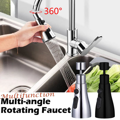 Universal 360° Rotate Kitchen Faucet Extender Aerator