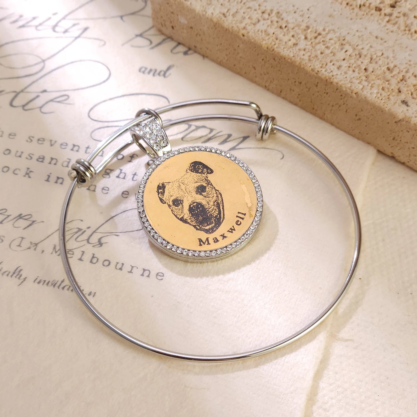 Personalized Pet Engraved Bracelet