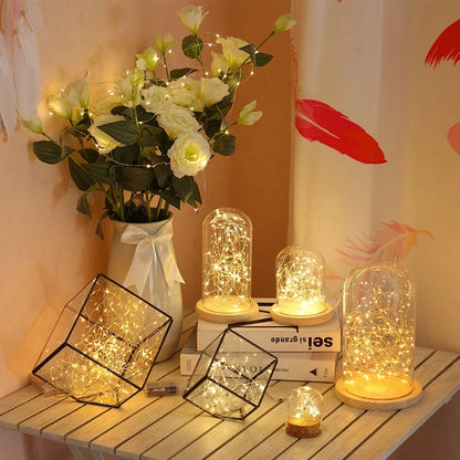 Fairy lights provide a warm, enchanting glow that enhances a cosy or romantic atmosphere