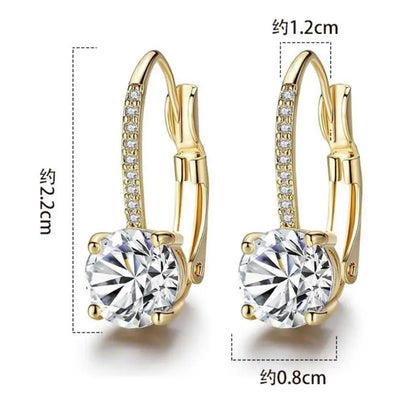 Trendy 14K Gold Plated Earrings