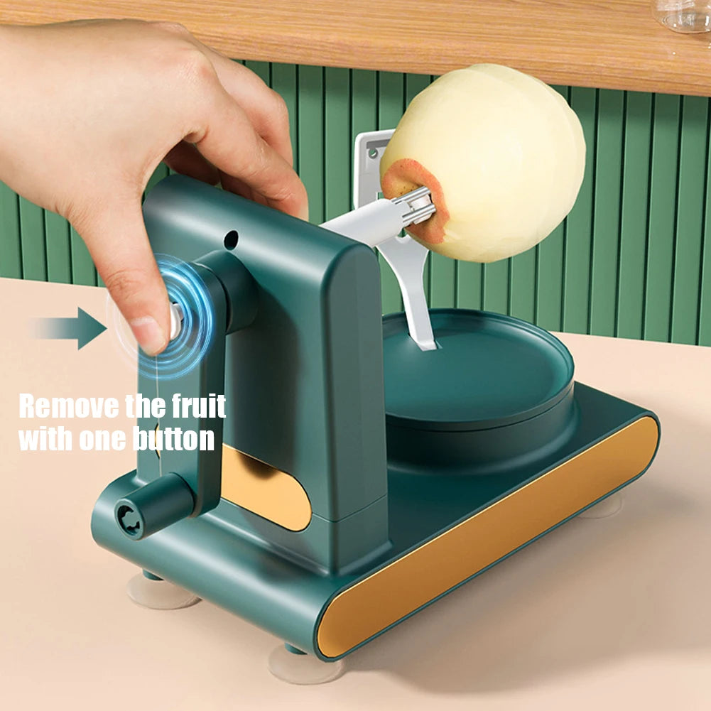 Hand-cranked Fruit Peeler With Apple Slicer Corer Cutter