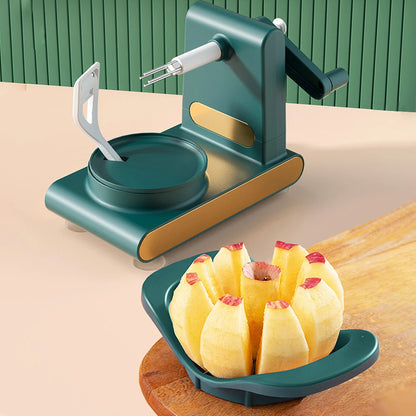 Hand-cranked Fruit Peeler With Apple Slicer Corer Cutter