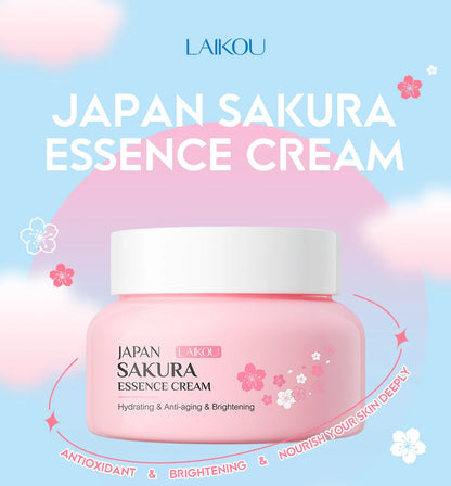 LAIKOU 60g Japan Sakura Essence Face Cream Cherry Blossom Facial Cream