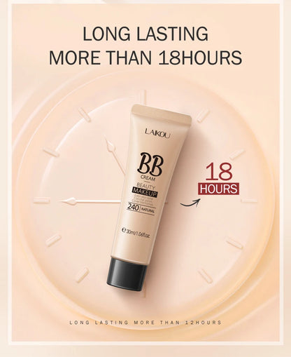 BB Cream  Whitening Brighten Face Foundation 18 Hours Long Lasting, Korean Cosmetics