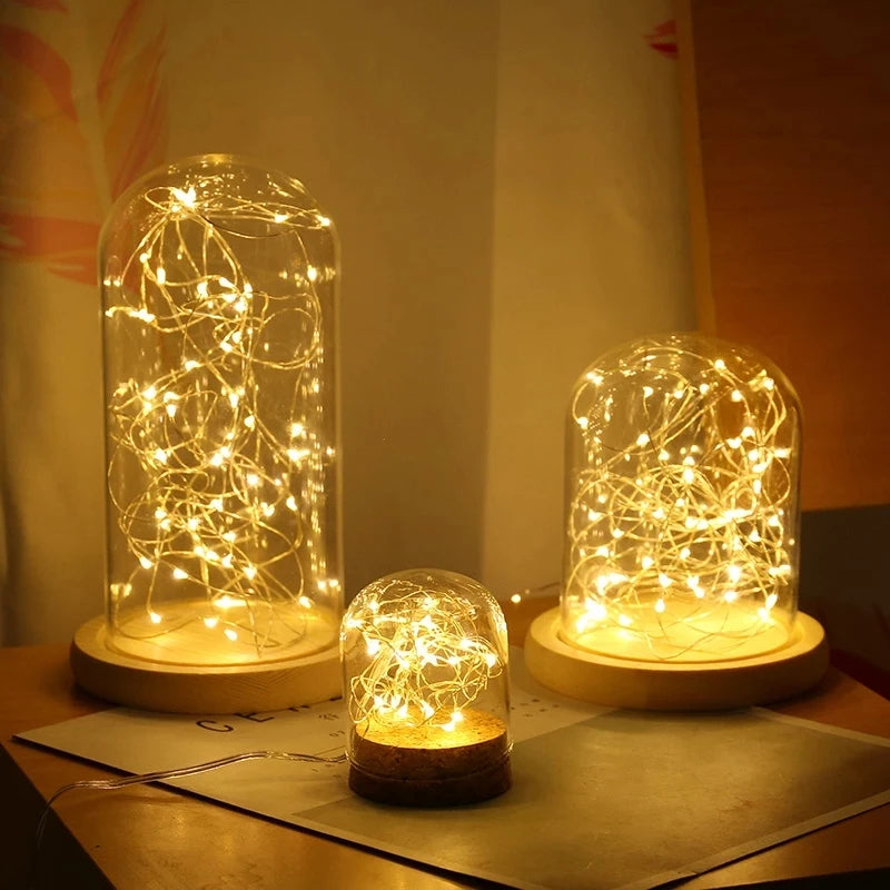 Fairy lights provide a warm, enchanting glow that enhances a cosy or romantic atmosphere