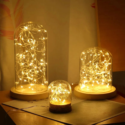 Fairy lights provide a warm, enchanting glow that enhances a cosy or romantic atmosphere