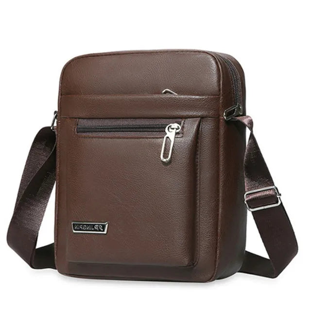 Men's Genuine Leather Crossbody Shoulder Bags