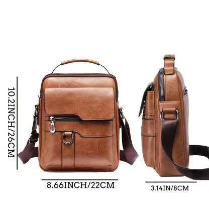 Men Shoulder Bag for 9.7" iPad , PU Leather